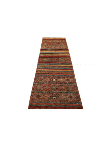 Tappeto Samarkand Pakistan 80x298 Rosso Terraco