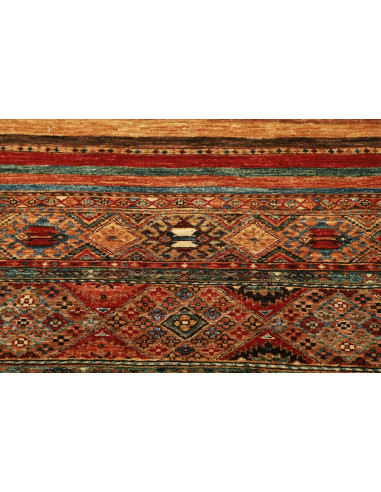 Tappeto Samarkand Pakistan 80x298 Rosso Terraco