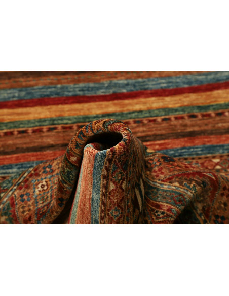 Tappeto Samarkand Pakistan 80x298 Rosso Terraco