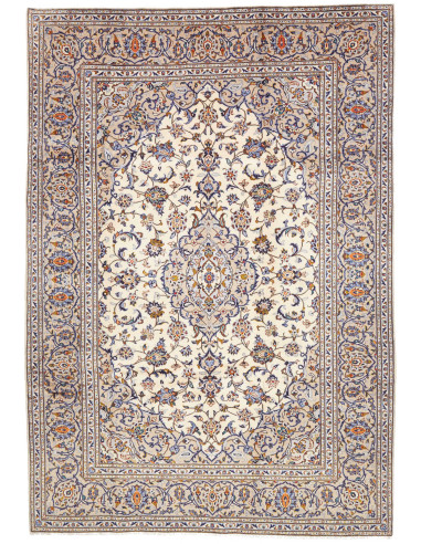 Kashan 204x298 Cm Kashan, Persia, Lana Cardata A Mano