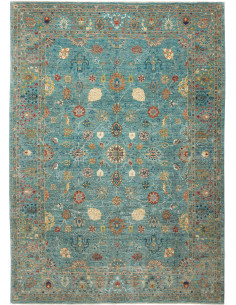 Tappeto Kilim Afghanistan bianco grigio 156x198