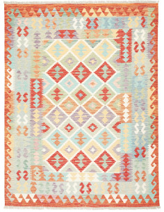 Tappeto Kilim Afghanistan bianco 155x203