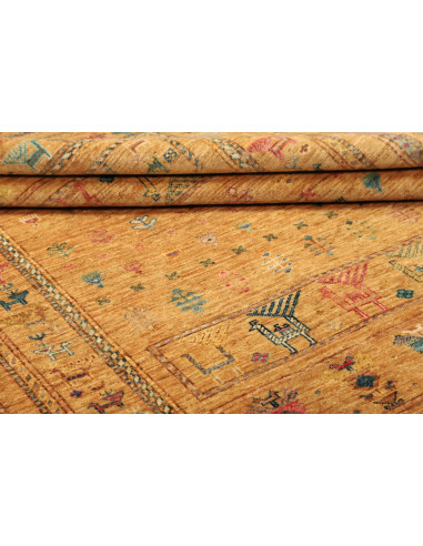 Tappeto Rubin Pakistan 170x230 Giallo Ocra Turc