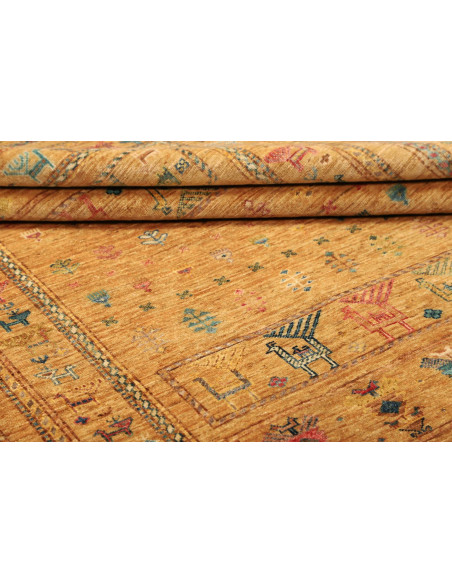 Tappeto Rubin Pakistan 170x230 Giallo Ocra Turc
