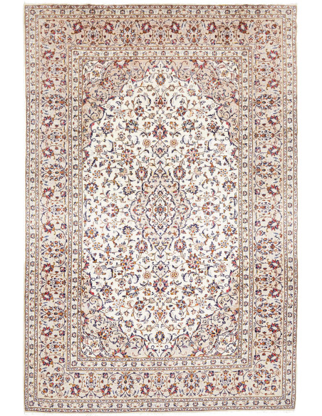 Kashan 200x305 Cm Kashan, Persia, Lana Cardata A Mano