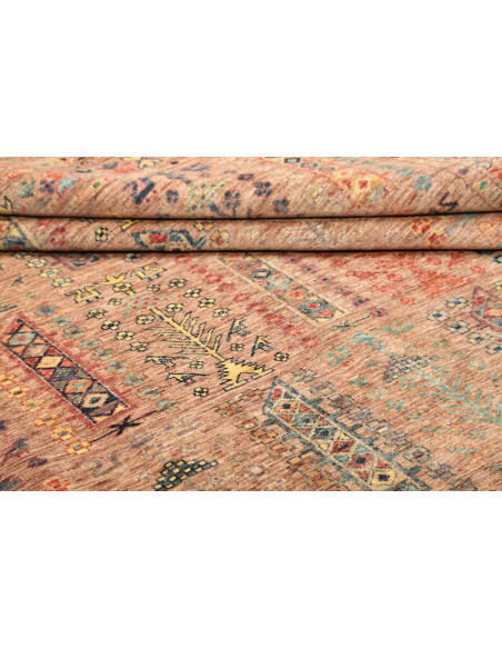 Rug Tribal Pakistan 245x298 Sandy Brown Multi-c