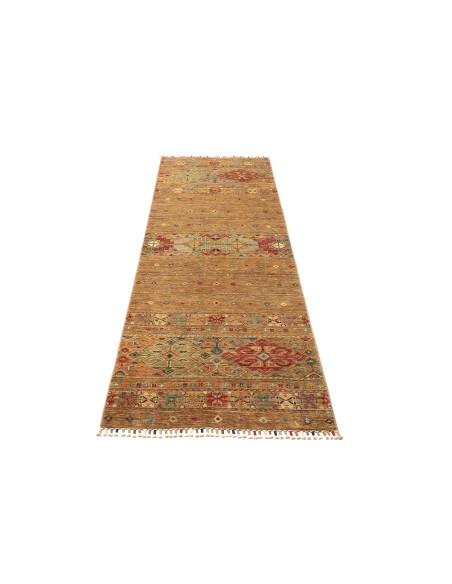 Tappeto Rubin Pakistan 81x253 Marrone Dorato Mu