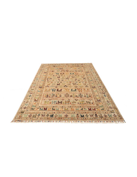 Rug Rubin Pakistan 173x221 Beige Multicolored