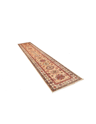 Rug Kazak Fine Pakistan 86x405 Beige Red