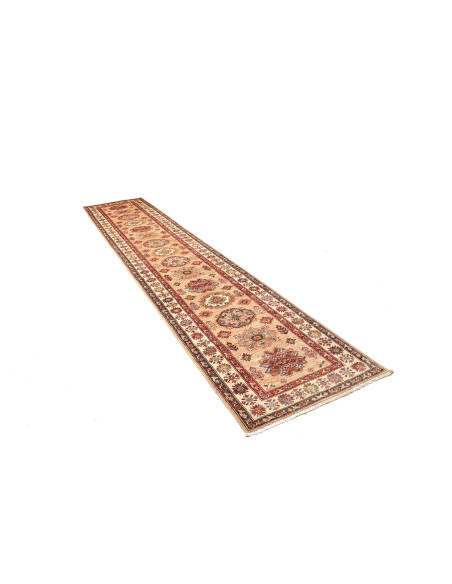 Rug Kazak Fine Pakistan 86x405 Beige Red