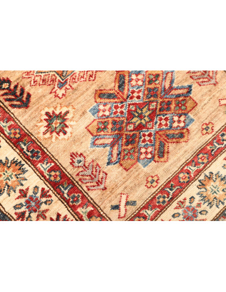 Rug Kazak Fine Pakistan 86x405 Beige Red