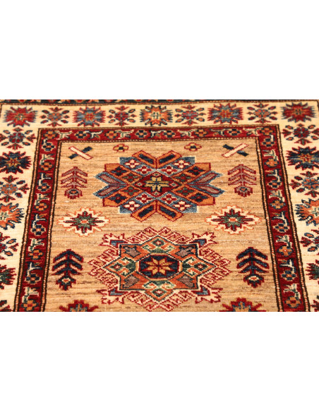 Rug Kazak Fine Pakistan 86x405 Beige Red