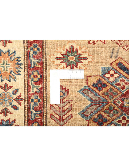 Rug Kazak Fine Pakistan 86x405 Beige Red