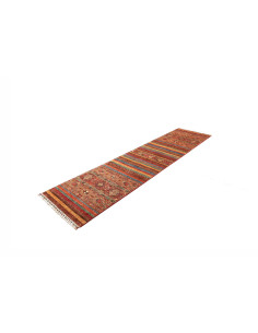 Rug Samarkand Pakistan 80x306 Brown Terracotta 2