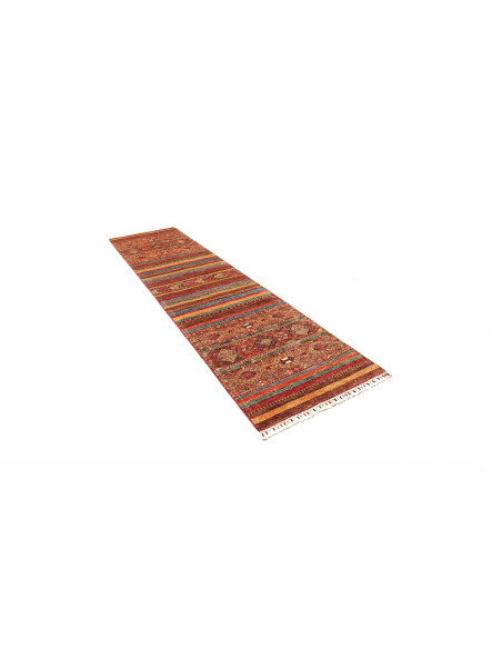 Rug Samarkand Pakistan 80x306 Brown Terracotta