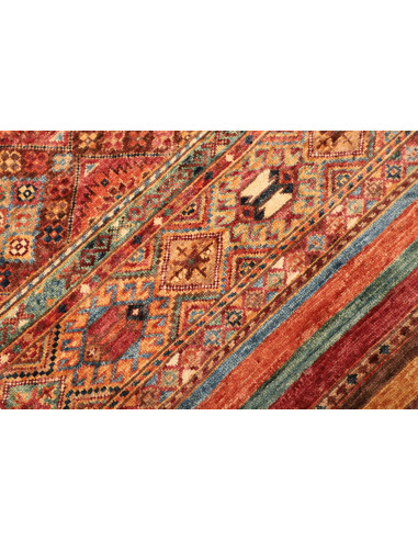 Tappeto Samarkand Pakistan 80x306 Marrone Terra
