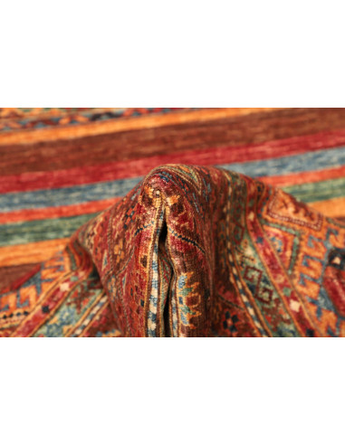 Rug Samarkand Pakistan 80x306 Brown Terracotta