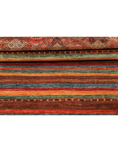 Rug Samarkand Pakistan 80x306 Brown Terracotta
