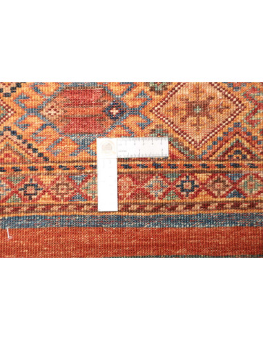 Rug Samarkand Pakistan 80x306 Brown Terracotta