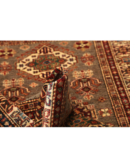 Rug Kazak Fine Pakistan 100x146 Earthy Brown Bu