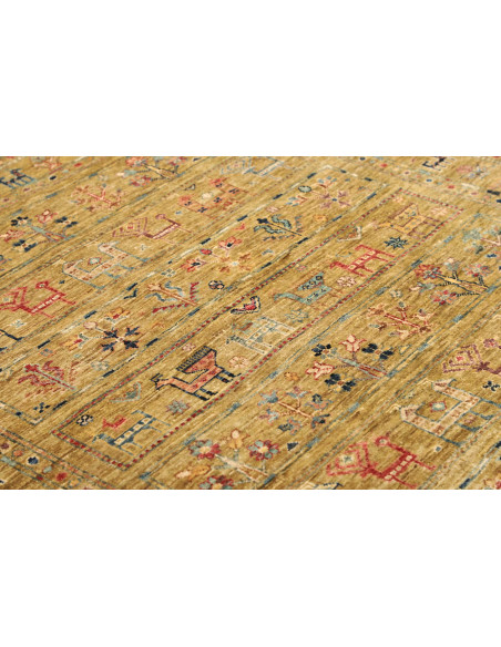 Rug Rubin Pakistan 125x172 Ochre Yellow Golden