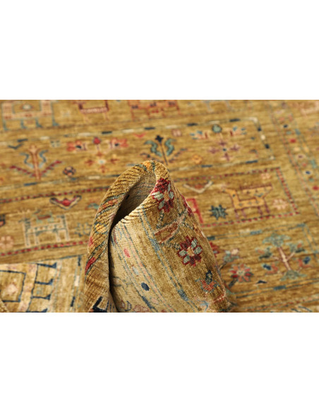 Rug Rubin Pakistan 125x172 Ochre Yellow Golden