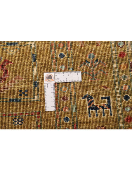 Rug Rubin Pakistan 125x172 Ochre Yellow Golden