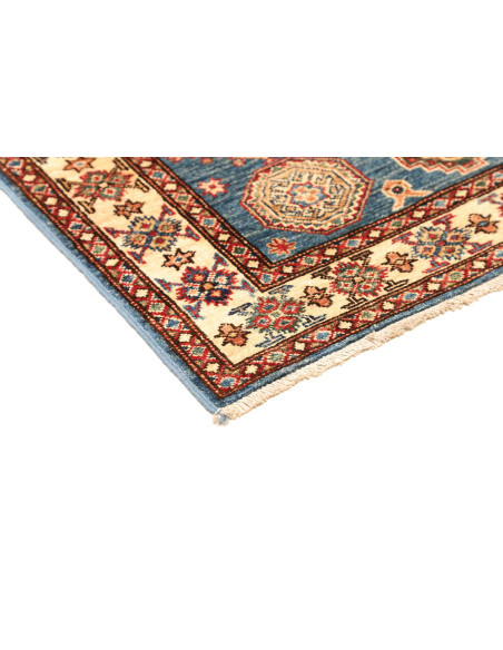 Tappeto Kazak Fine Pakistan 101x151 Blu Beige