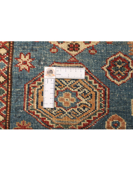 Rug Kazak Fine Pakistan 101x151 Blue Beige