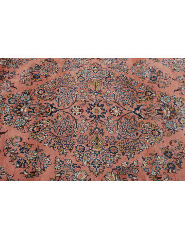 Tappeto Sarough Persia 338x486 Salmone Crema