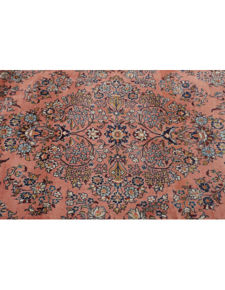 Tappeto Sarough Persia 338x486 Salmone Crema