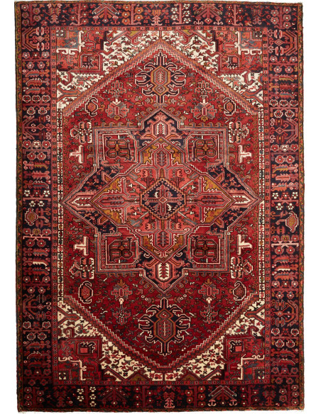 Gorawan 243x347 Cm Gorawan, Persia, Lana Cardata A Mano