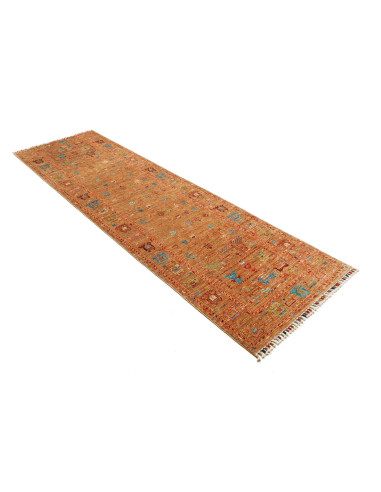 Rug Rubin Pakistan 81x289 Terracotta Blue