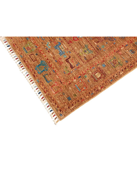 Tappeto Rubin Pakistan 81x289 Terracotta Blu