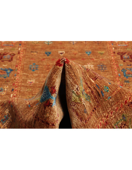 Tappeto Rubin Pakistan 81x289 Terracotta Blu