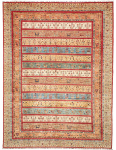 Tappeto Rubin Pakistan 303x410 Rosso Terra Beig