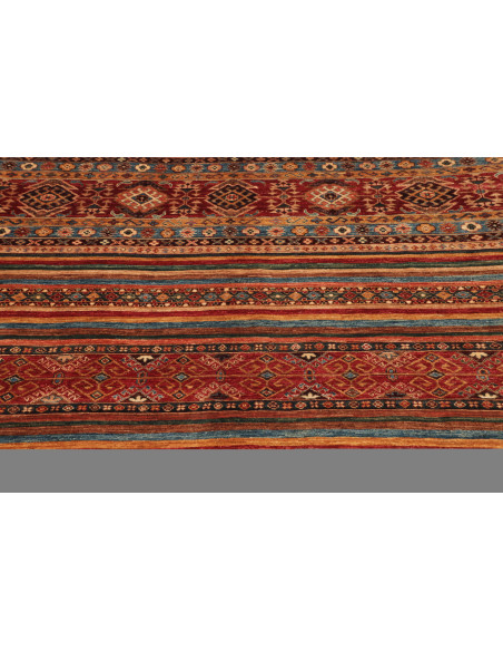 Rug Samarkand Pakistan 175x251 Rust Blue Ocher