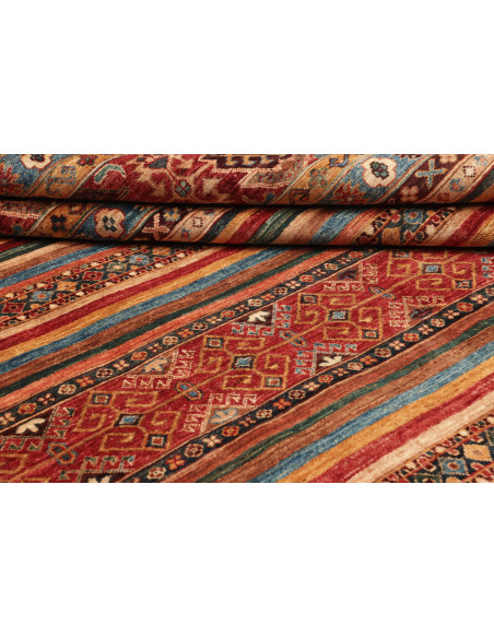 Rug Samarkand Pakistan 175x251 Rust Blue Ocher