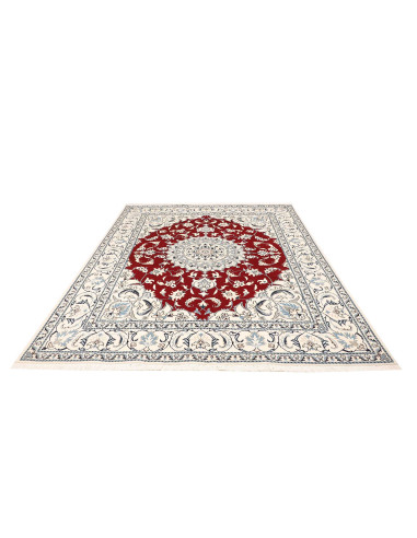 Rug Nain Kashmar Persia white grey 200x250
