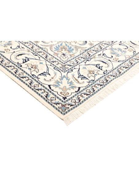 Rug Nain Kashmar Persia white grey 200x250