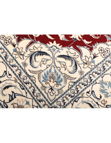 Rug Nain Kashmar Persia white grey 200x250