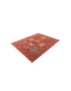 Rug Tribal Pakistan 151x192 Terracotta Red Teal 2