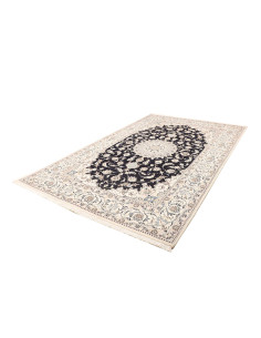 Rug Nain Kashmar Persia grey 196x303 2