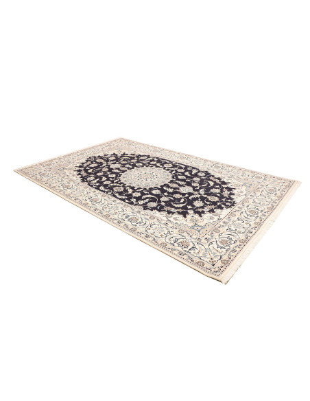 Rug Nain Kashmar Persia grey 196x303