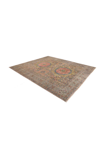 Tappeto Mamlouk Pakistan 252x301 Grigio Verde T