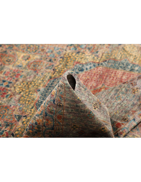 Tappeto Mamlouk Pakistan 252x301 Grigio Verde T