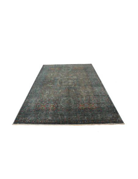 Rug Mamlouk Pakistan 170x235 Teal Blue Aqua Gre
