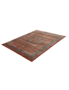 Tappeto Mamlouk Pakistan 146x194 Rosso Terracot 2