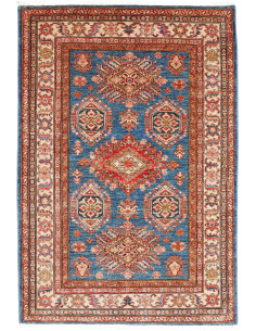 Kazak Fine 118x178 Cm Kazak Fine, Pakistan, Hand-carded Wool