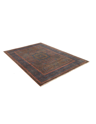 Rug Mamlouk Pakistan 145x207 Blue Brown Rust Te